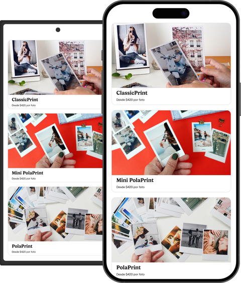 Imprimí tus fotos desde tu smartphone y recibilas en la puerta de tu casa